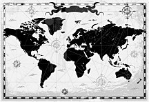 Tapeta Vintage map 29128 - vinylová